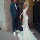 Shining mermaid prom dress with train Y4203