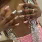 Gorgeous Pink Beaded Sequins Evening Dress Mermaid Prom Dress Y8016