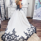 Unique black lace prom dresses S19263