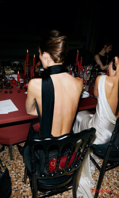 Elegant Satin Long Evening Dress,Formal Prom Dress Y8231