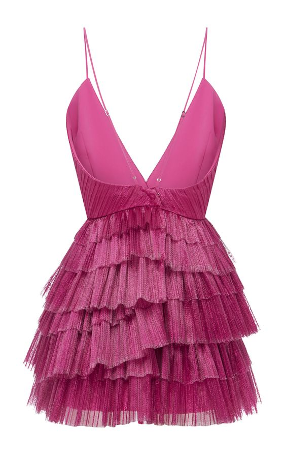 Ruffled Spaghetti-Neck Party Sexy Mini Dress A-line Homecoming Dress Short Y635