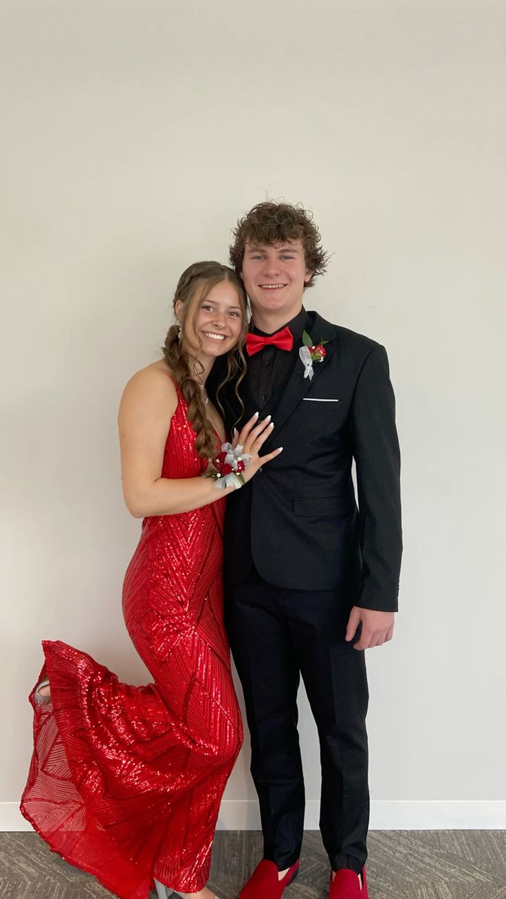 Sparkly Red V Neck Mermaid Prom Dress,Red Evening Dress Y7446