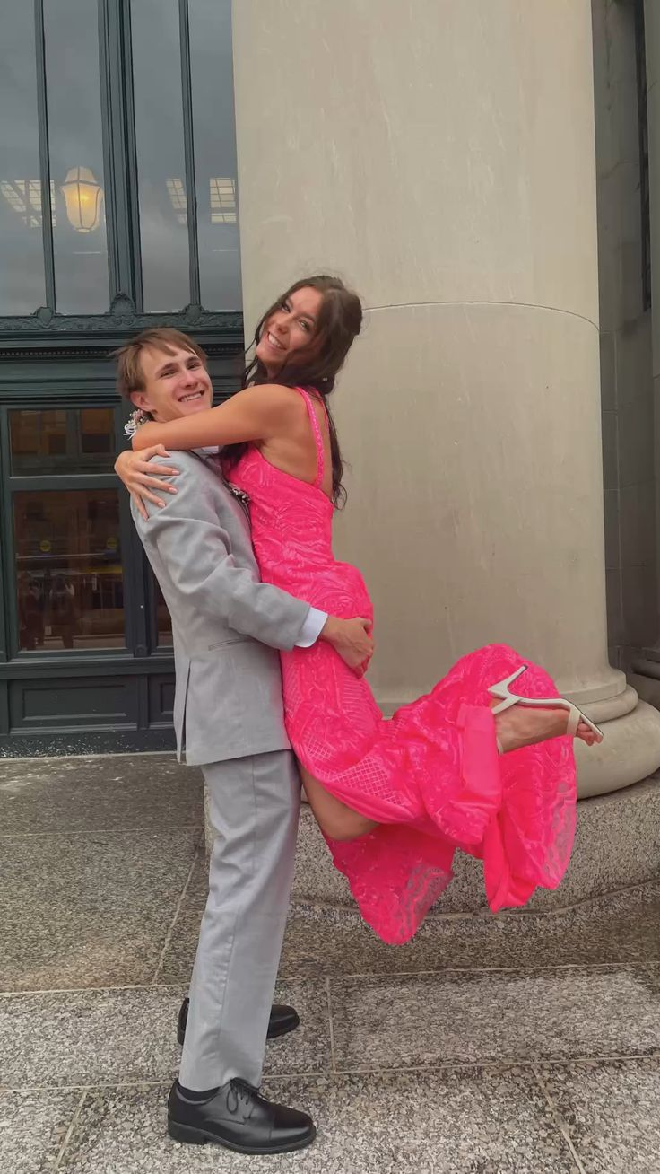 Elegant Pink Sleeveless Prom Dress With Split,New Style Winter Prom Gown Y5392