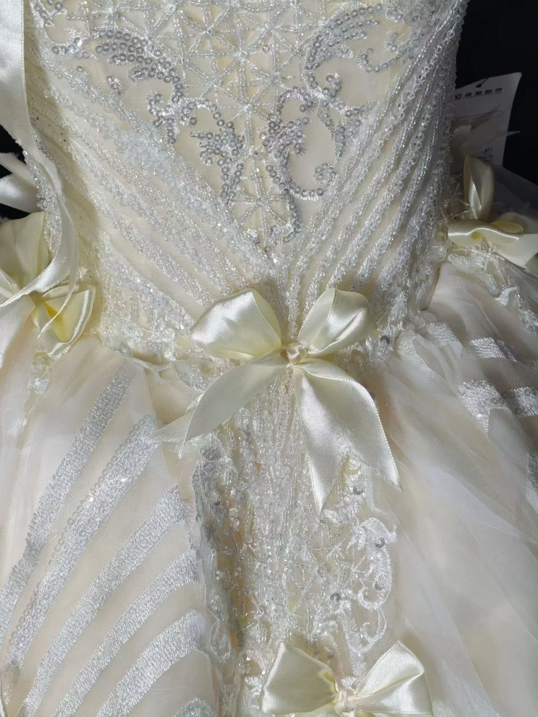 Cute Off White Appliques Bow A Line Short Birthday Outfits Homecoming Dress SP3156