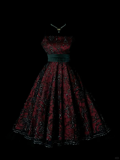 Vintage Burgundy Strapless Satin Lace A Line Short Homecoming Dress Cocktail Dress SP4069