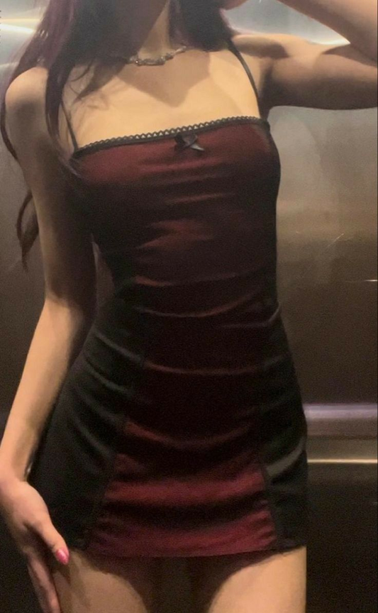 Vintage Spaghetti Straps Burgundy Sheath Cocktail Dress Short Homecoming Dress Y9808