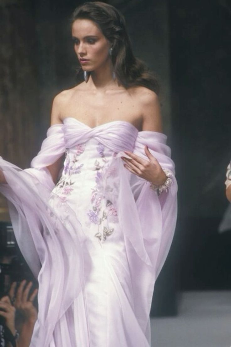 Glam Strapless Sweetheart Lilac Satin Chiffon Evening Dress Long Prom Dress  Y8284