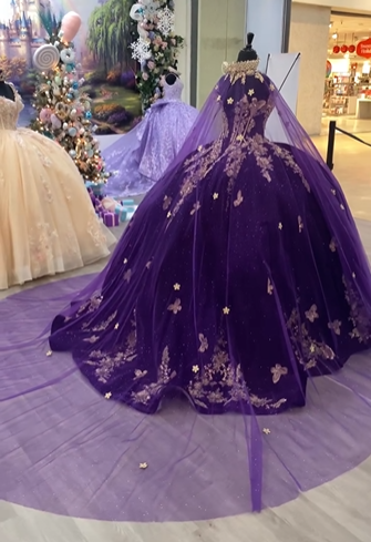 Stunning Purple Princess Quinceanera Dresses Ball Gown,Purple Sweet 16 Dress Y6560