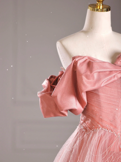 Pink Fashion Prom Dresses, Formal Evening Dresses Y6585