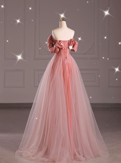 Pink Fashion Prom Dresses, Formal Evening Dresses Y6585
