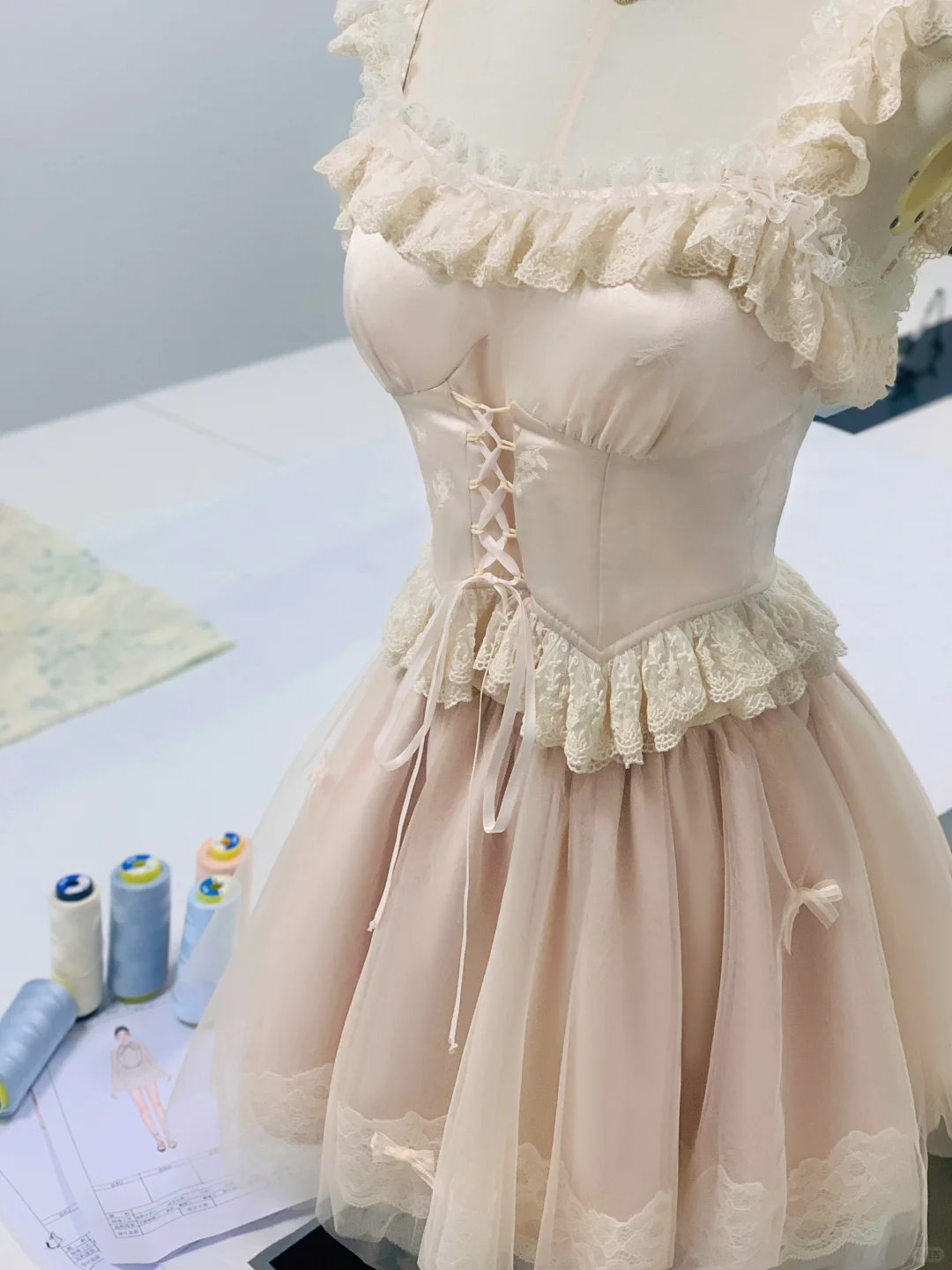 Cute Pink Tulle Lace A Line Short 16th Birthday Outfits Formal Homecoming Dress Y9401