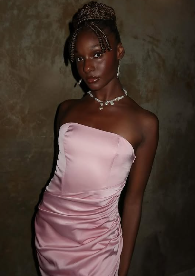 Pink Elegant Mermaid Evening Dress Strapless Pleated Prom Dress Y8126