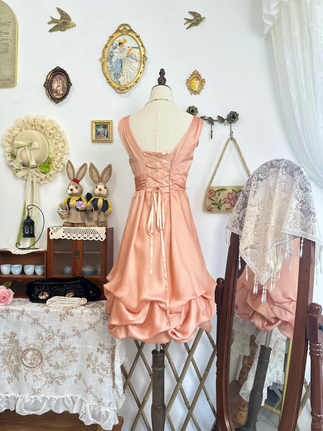 Simple Orange Satin Short Cocktail Dress Formal 6th Grade Homecoming Dress Y9497