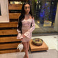 18th Birthday Outfit Dress For Black Girls Tight Homecoming Dress With Long Sleeves Y365