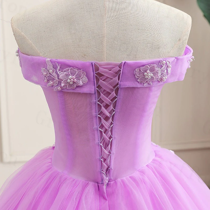 Purple Quinceanera Dress Classic Princess Ball Gown Y299