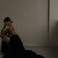 sexy black long prom dress evening dress Y52