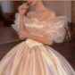 Vintage White Satin Wedding Dress Charming Wedding Dress Y411